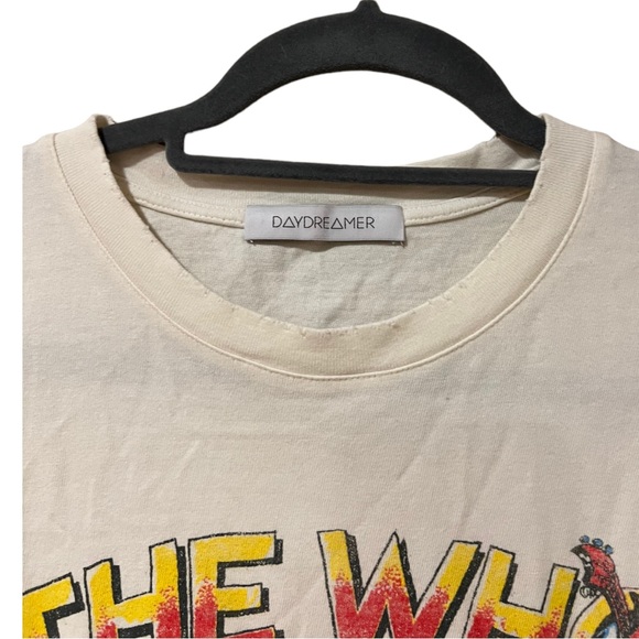 Daydreamer The Who Invades America Short Sleeve Tour Tee In White (S) - Picture 8 of 14